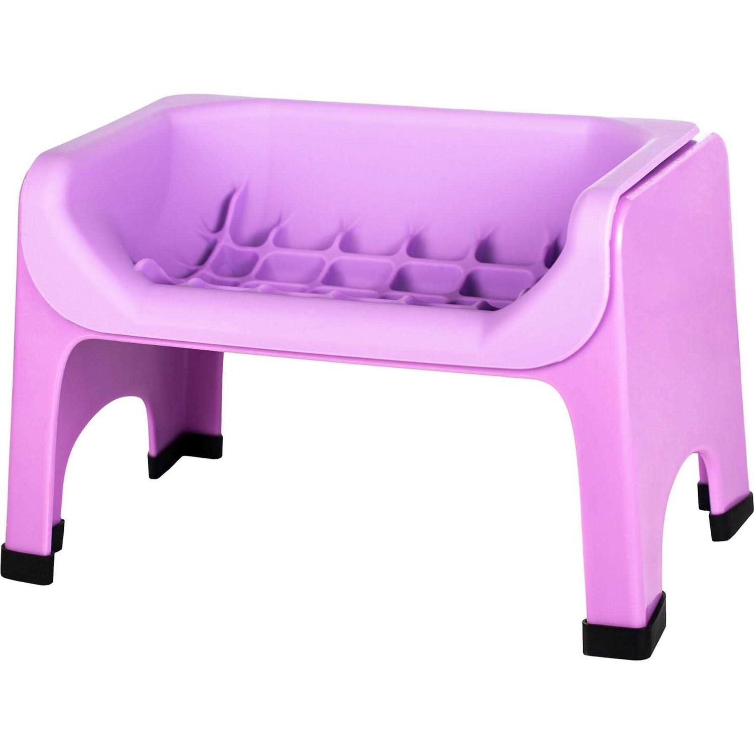 Fluff Trough Binge Blocker Elevated Dog & Cat Slow Feeder