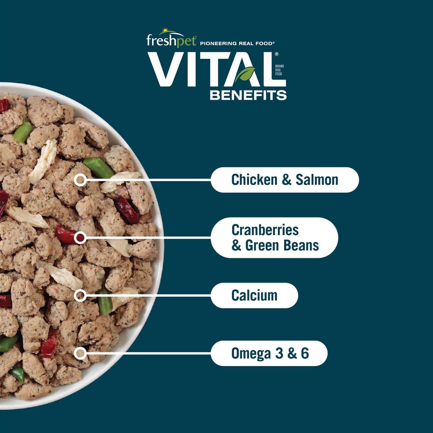 Freshpet Vital Benefits Joint Health All Life Stage Fresh Dog Food