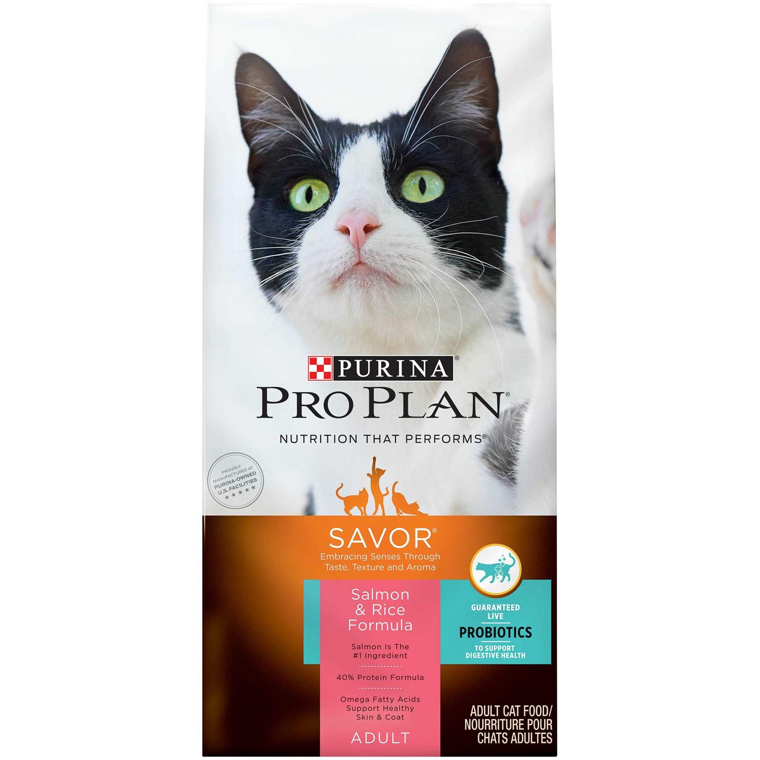 Purina Pro Plan Adult Salmon & Rice Formula Dry Cat Food