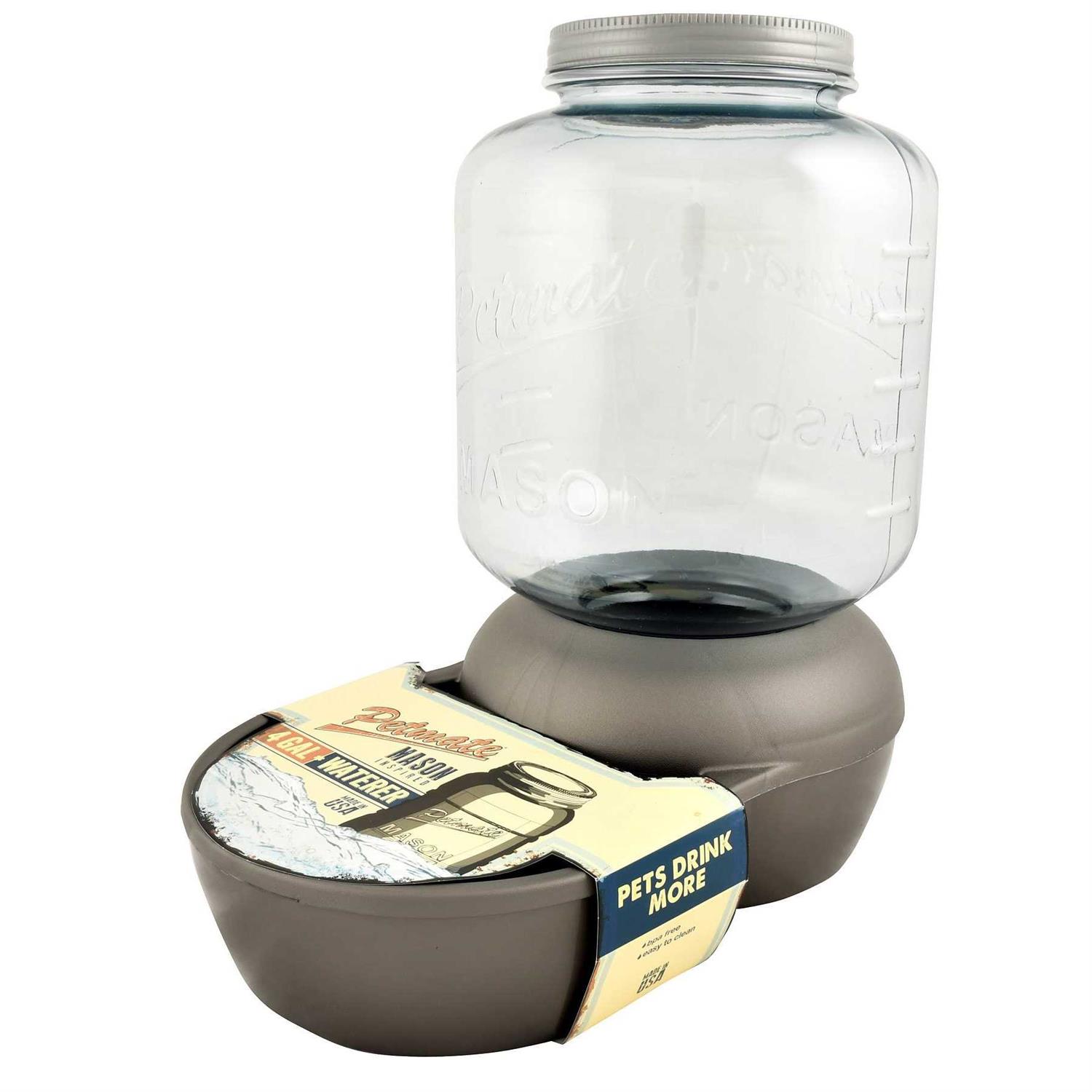 Petmate Mason Jar Replenishing Waterer
