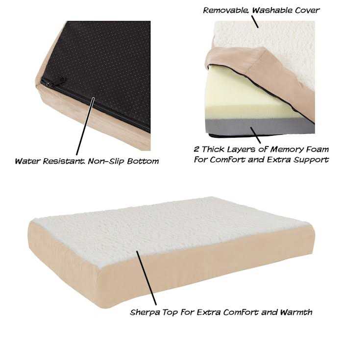 Pet Adobe Memory Foam Orthopedic Dog Bed
