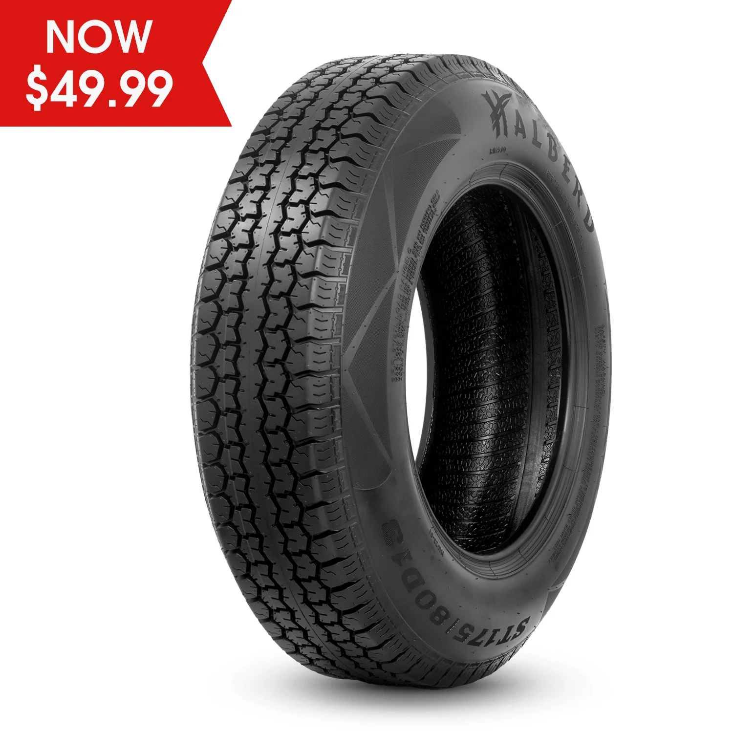 HALBERD 6Ply ST175/80D13 Trailer Tires 175 80 13 Replacement Tire Load Range C