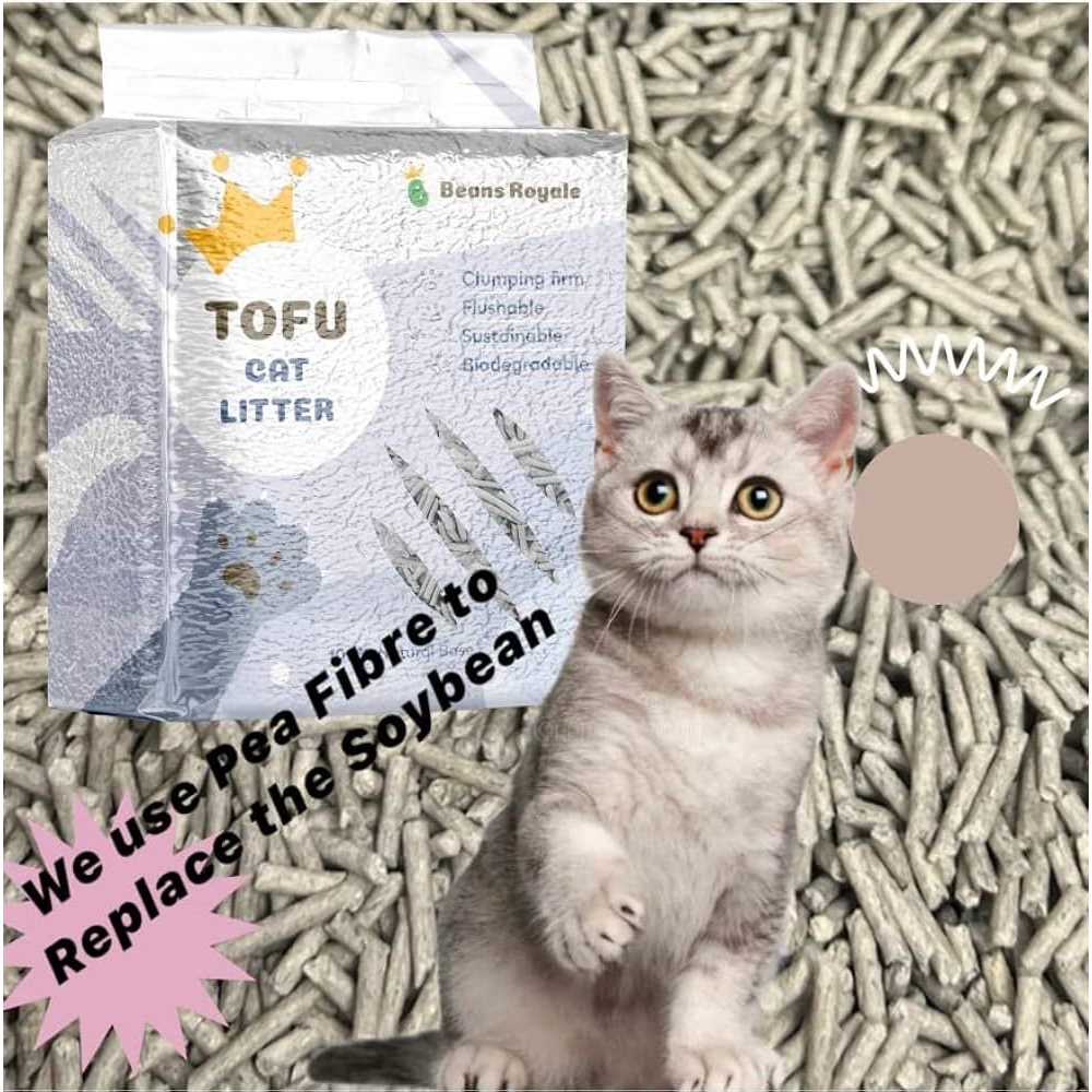 Beans Royale 2pcs Pack Tofu Cat Litter Clumping Kitty Litter
