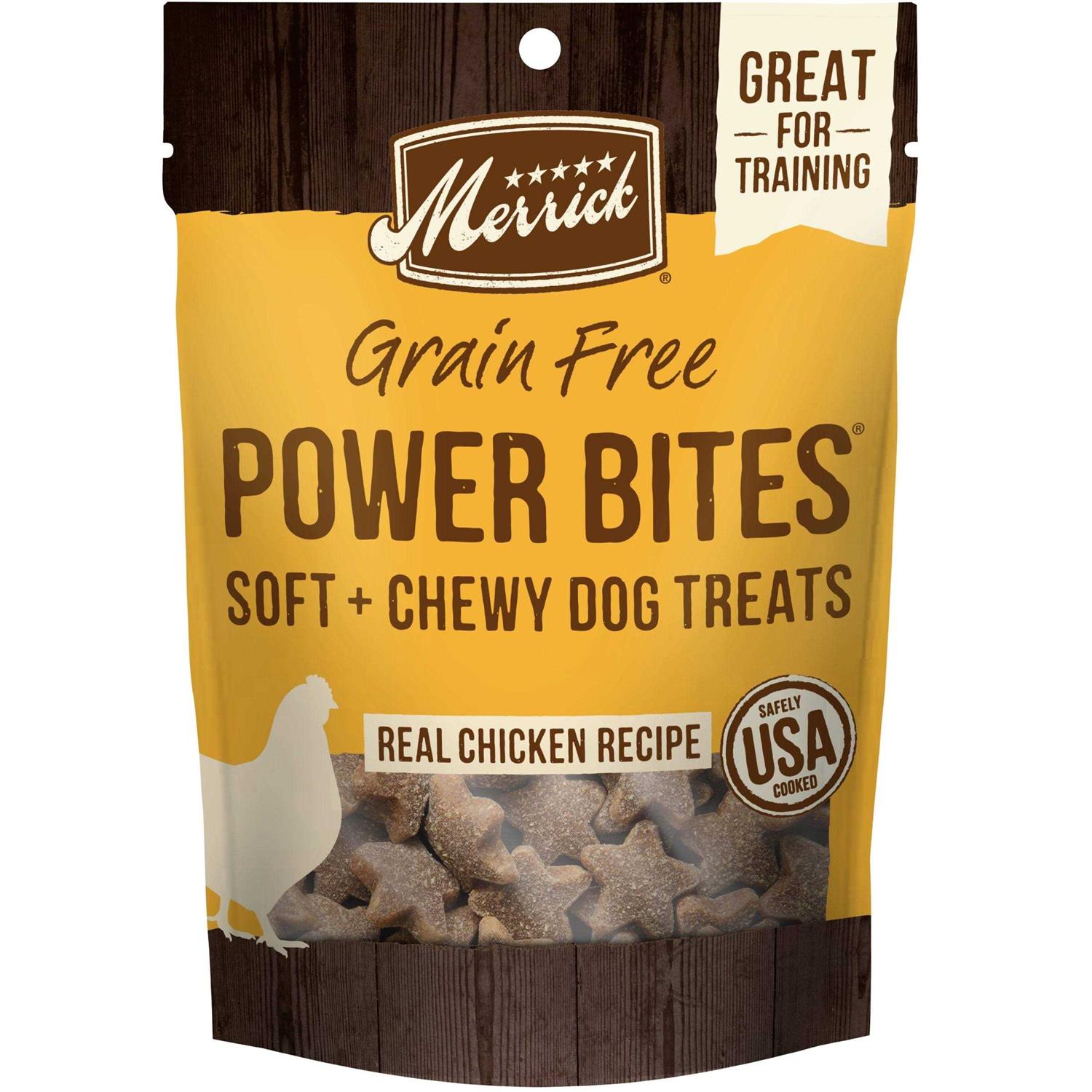 Merrick Power Bites Chicken Dog Treats