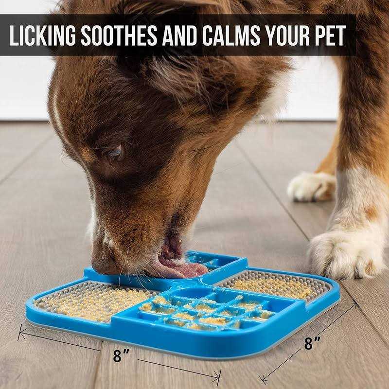 Hyper Pet IQ Treat Lick Mat for Dogs Dog Slow Feeder & Cat Lick