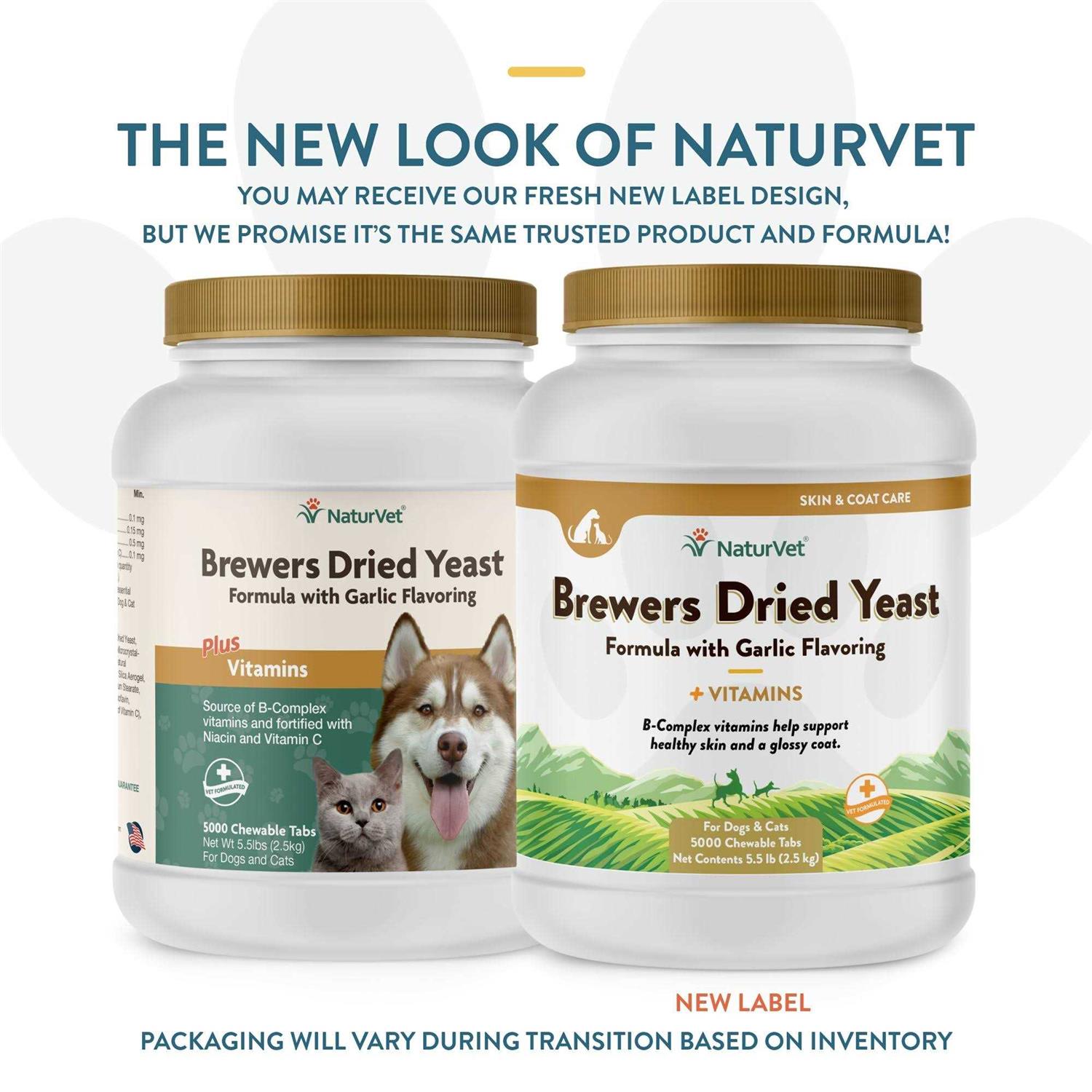 NaturVet Brewer’s Yeast with Garlic 1000 Tablets