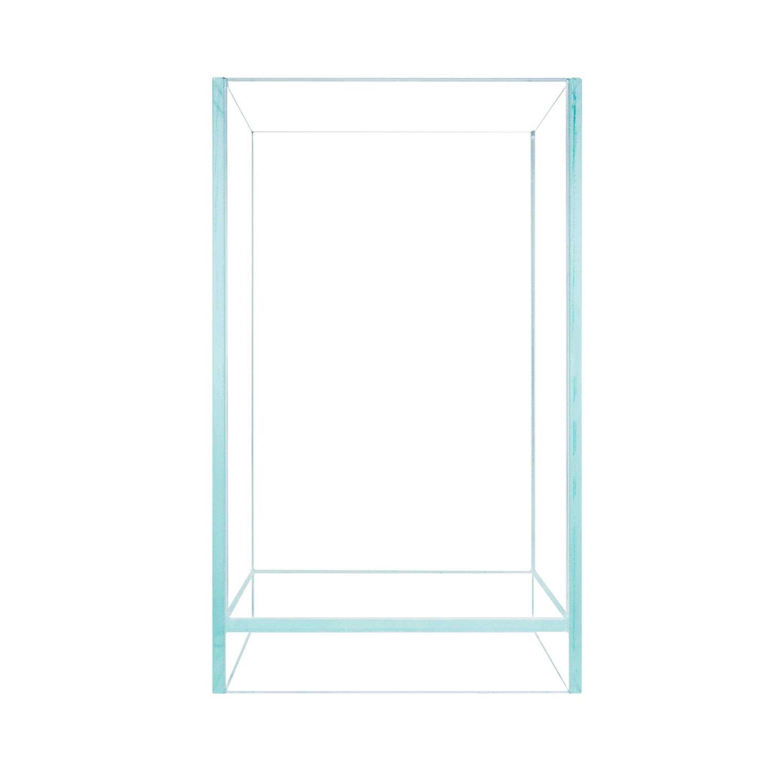HIRO Aquatics Nano Tall Rimless Aquarium Low Iron Frameless Fish Tank Extra clear with Floating Air Style for Aquariums or Palud