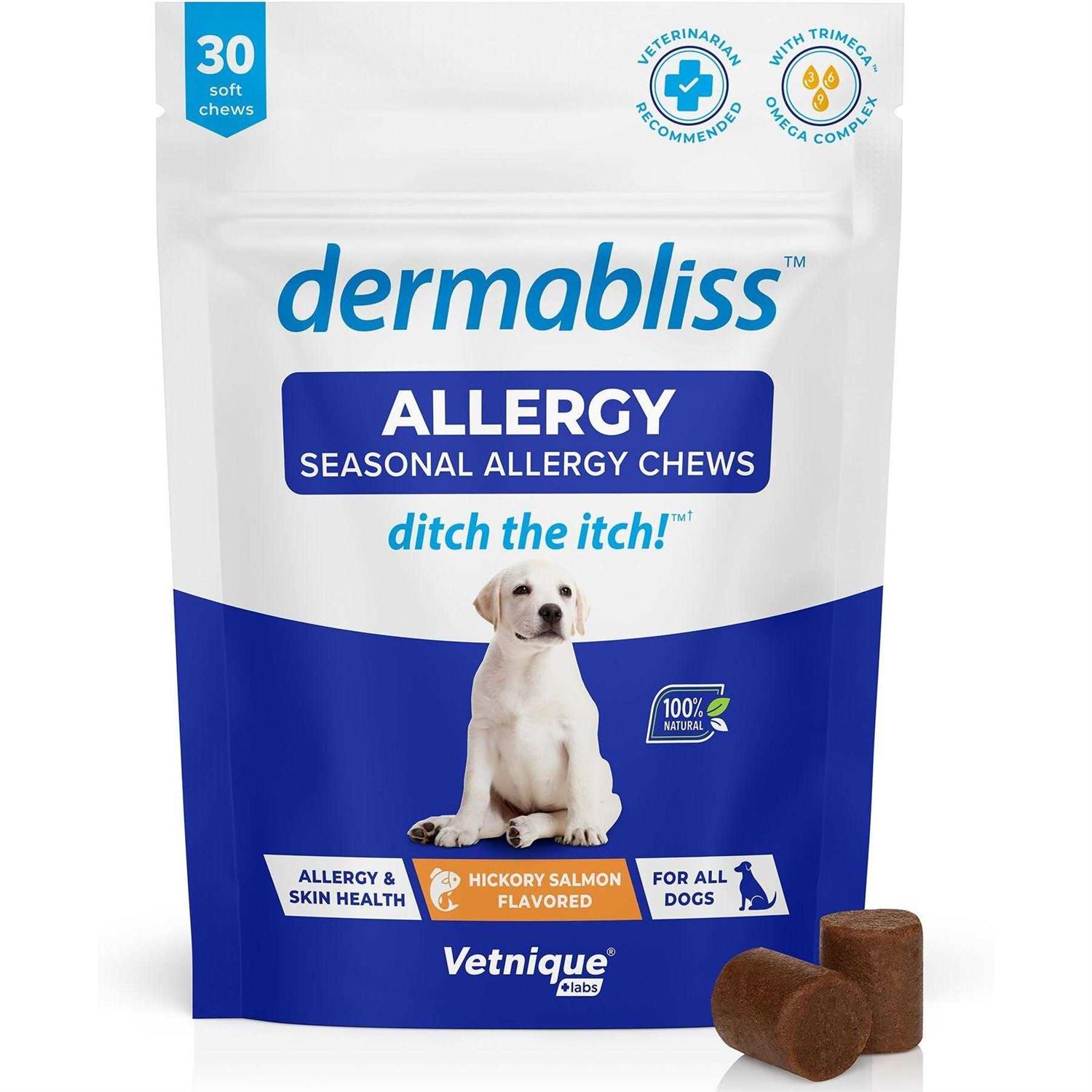 Dermabliss Seasonal Allergy & Immune Soft Chews for Dogs