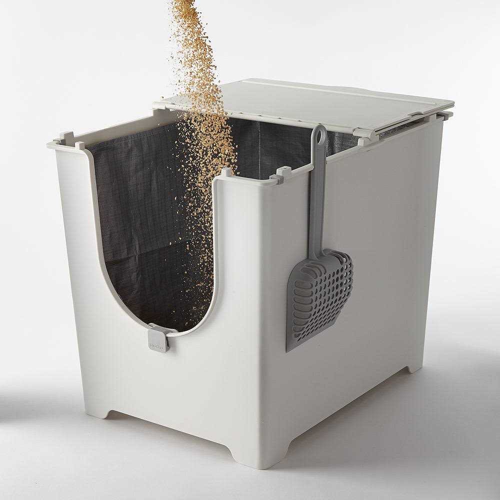 Modkat Flip Litter Box with Scoop and Reusable Liner