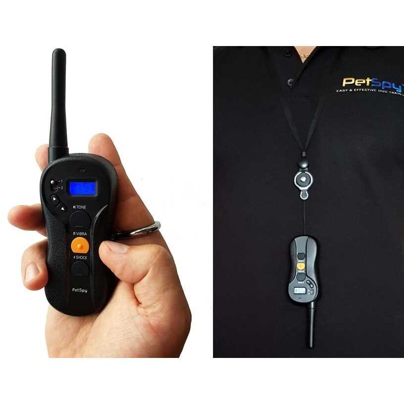 PetSpy P620B Dog Training Shock Collar for 2 Dogs with Vibration Electric Shock