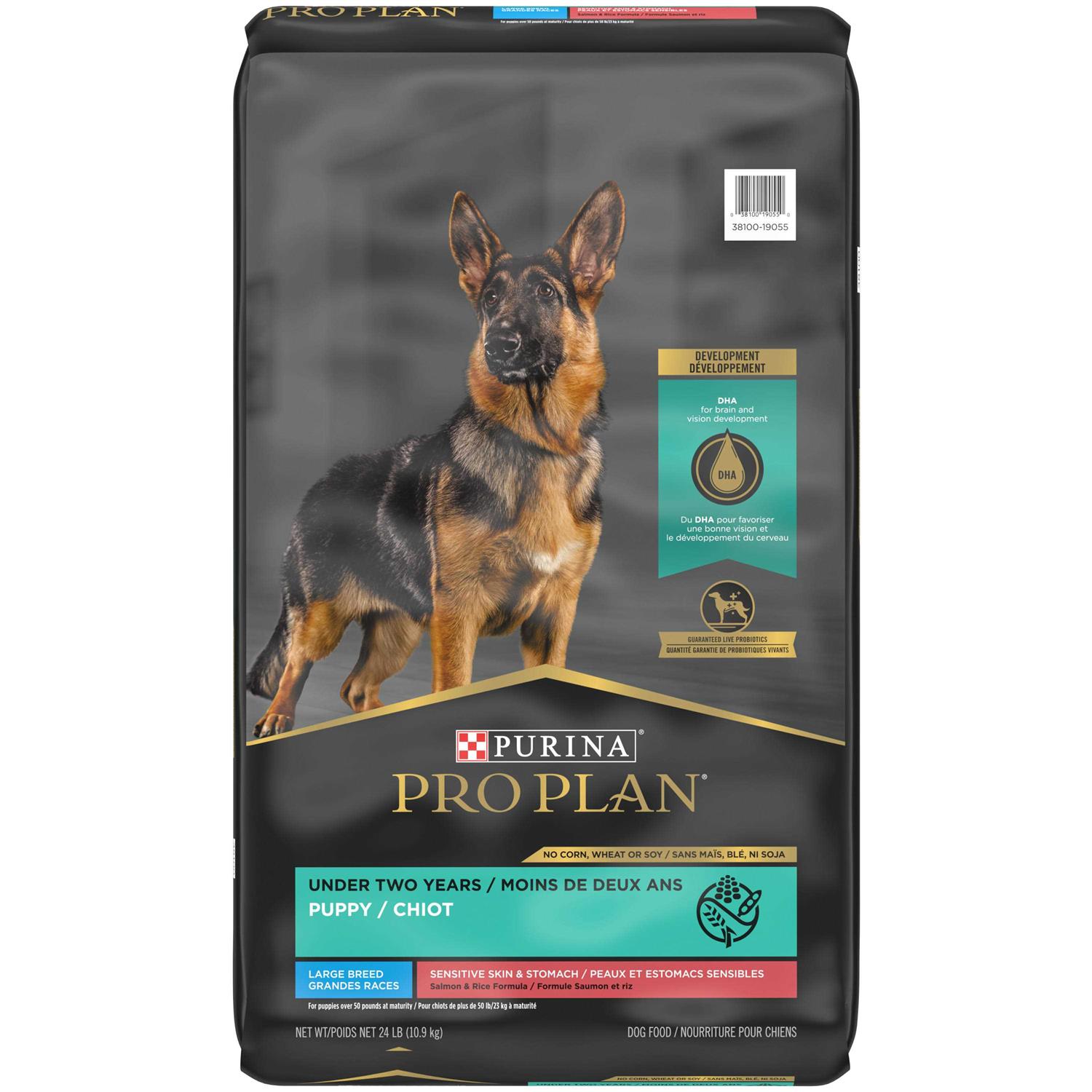 Purina Pro Plan Sensitive Skin Stomach Salmon Rice Large Breed Dry Puppy Food