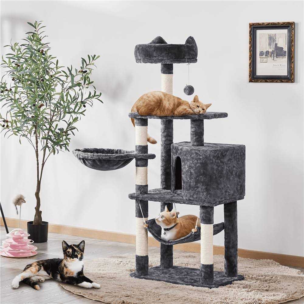 Yaheetech 54.5 inch Cat Tree Tower with Scratching Posts