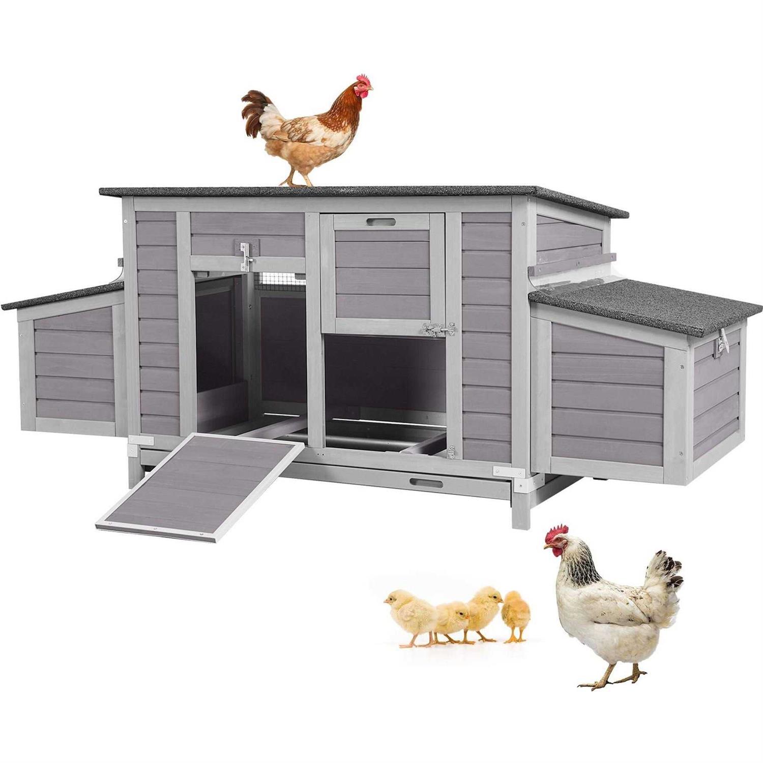 Aivituvin Wooden Chicken Coop for 2-4 Chickens AIR69