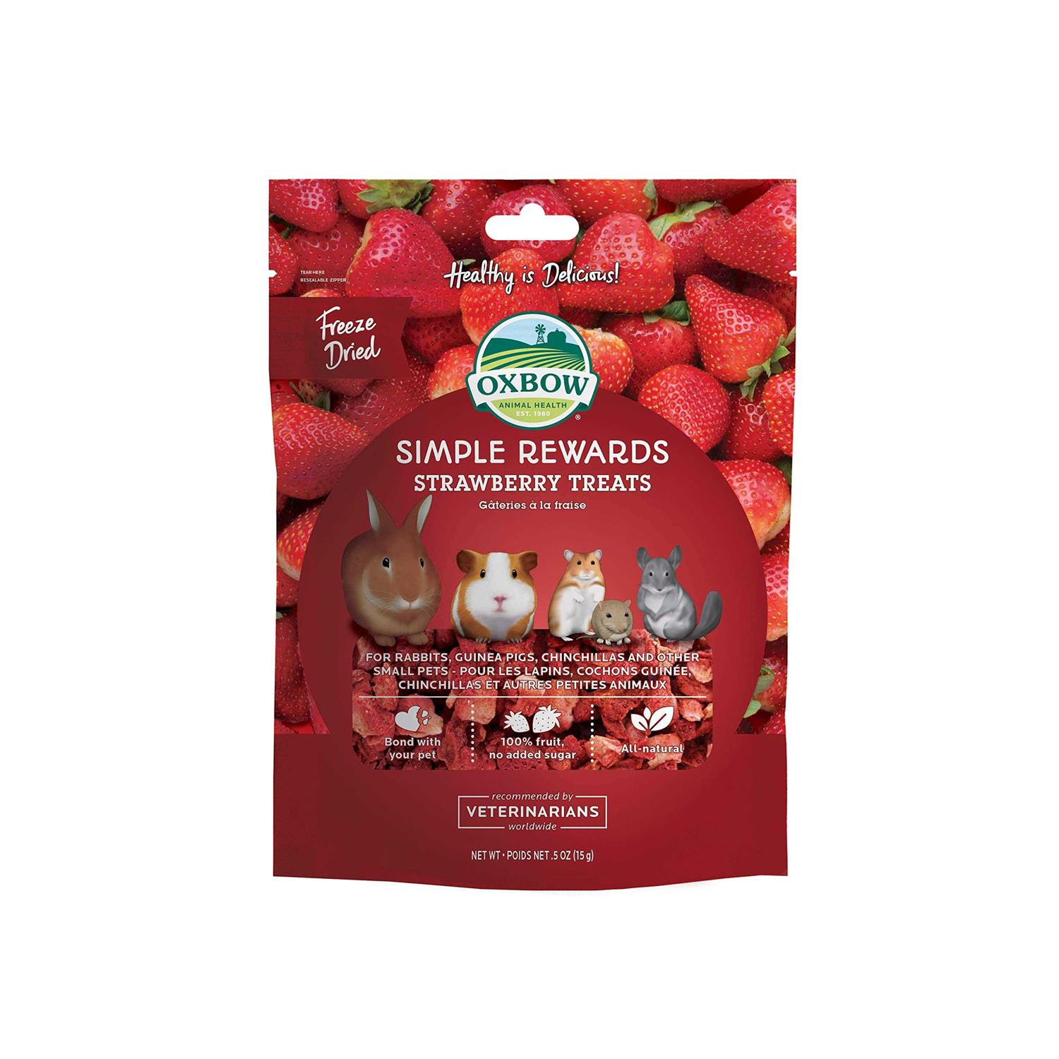 Oxbow Simple Rewards Strawberry Treats
