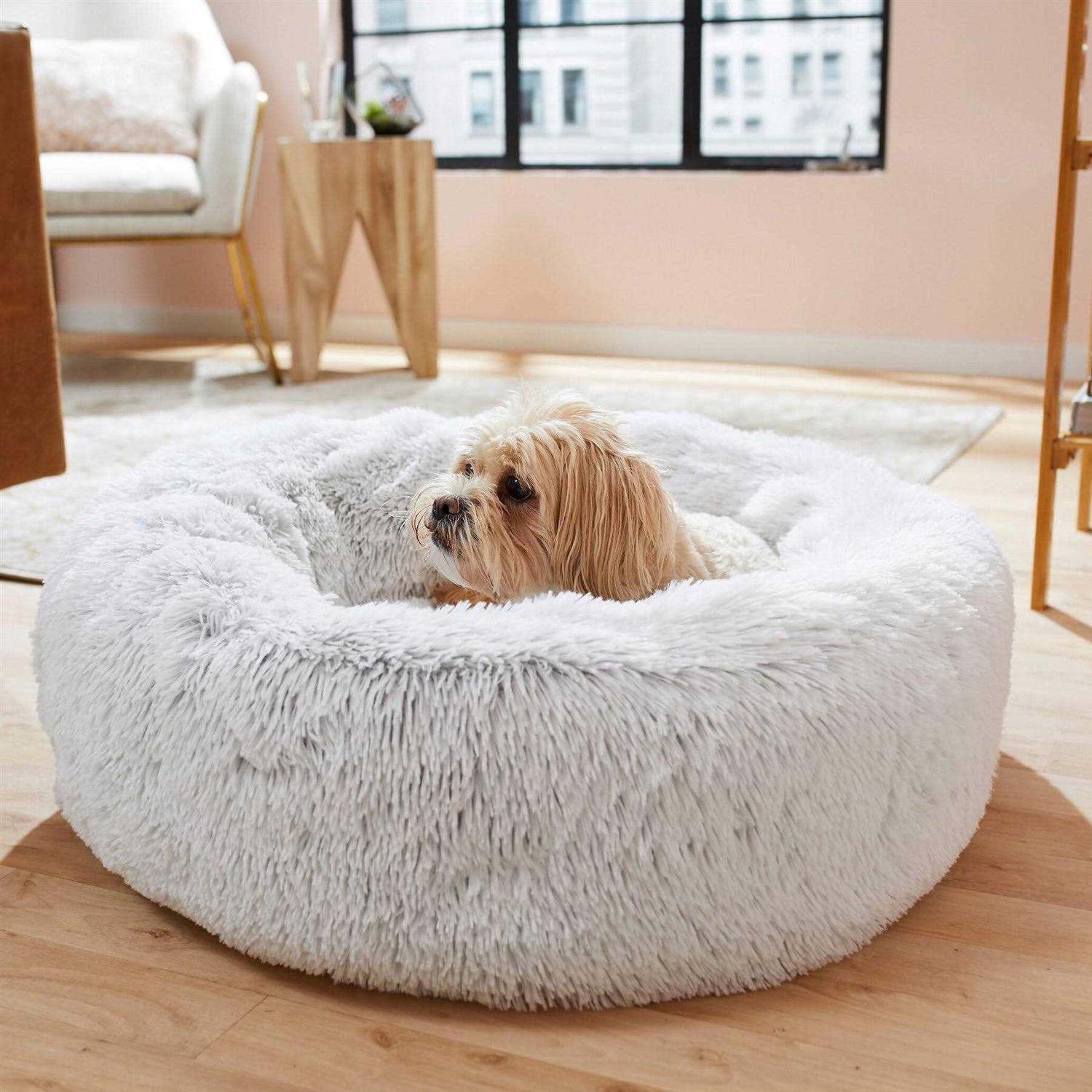 Frisco Eyelash Cat Dog Bolster Bed