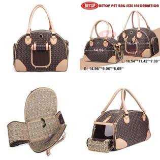 petpetssmart Fashion Dog Carrier Pu Leather Dog Handbag Dog Purse Cat Tote Bag Pet Cat Dog Hiking Bag