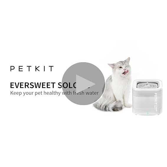 petkit new cat water fountain with wireless pump, Ultra quiet 65oz/1.85L pet water fountain for cats and Dogs Inside