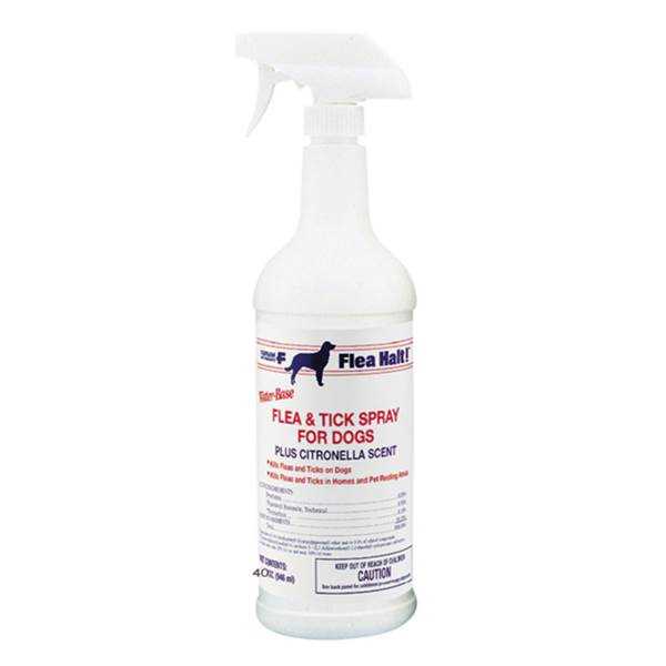 Flea Halt Flea and Tick Spray Plus Citronella Scent for Dogs, 32 oz.