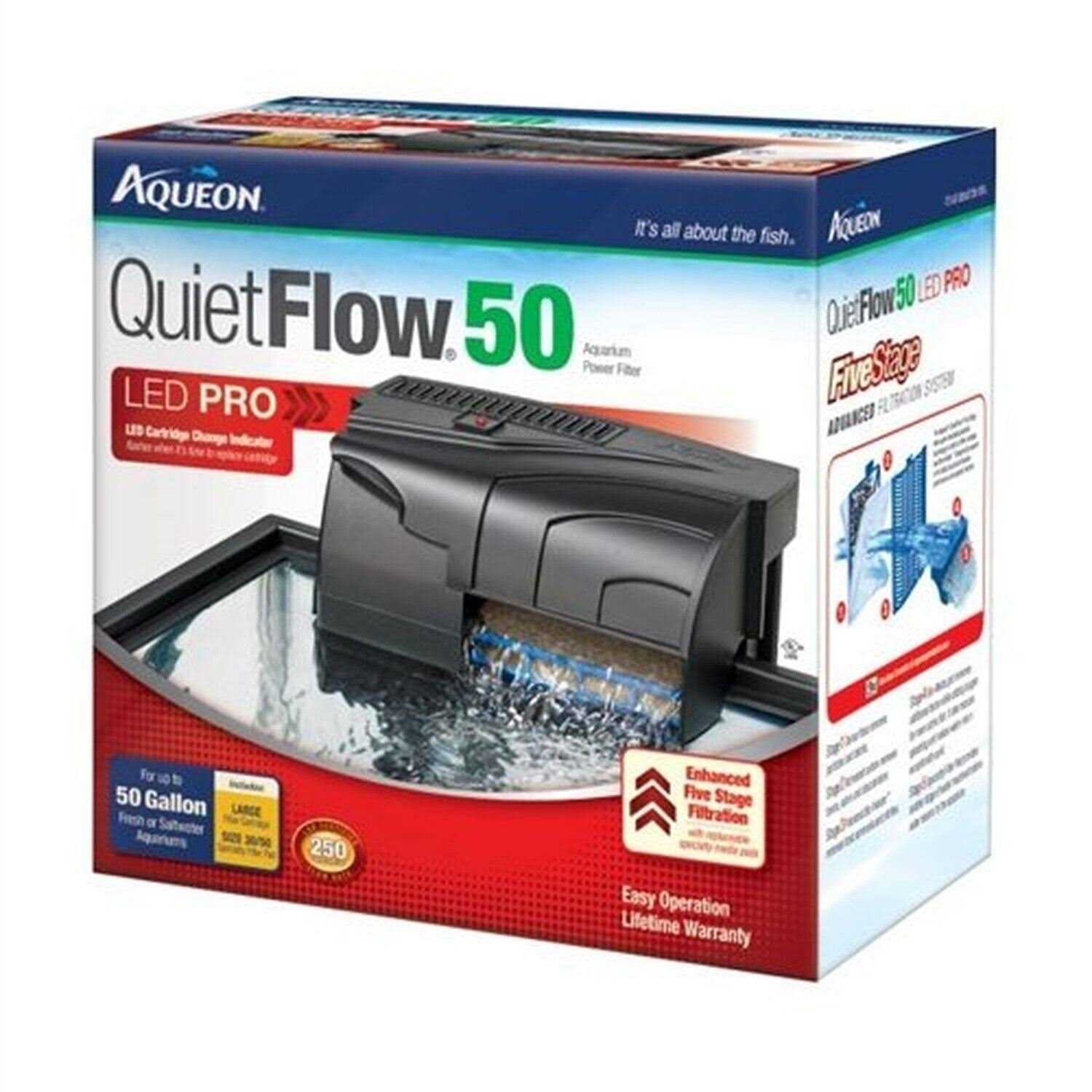 Aqueon QuietFlow 20 LED Pro Power Filter