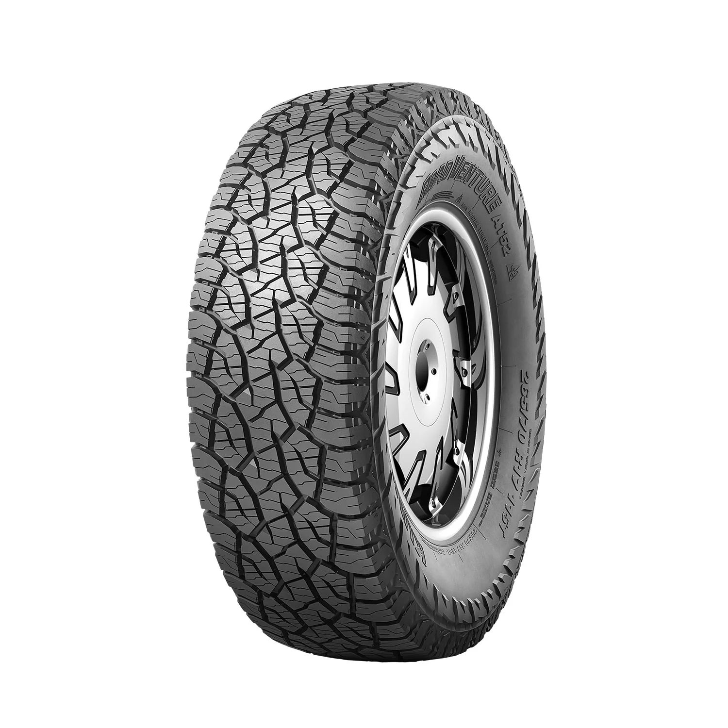 Kumho Road Venture AT52 245/70R16 111T BW All Terrain Tire