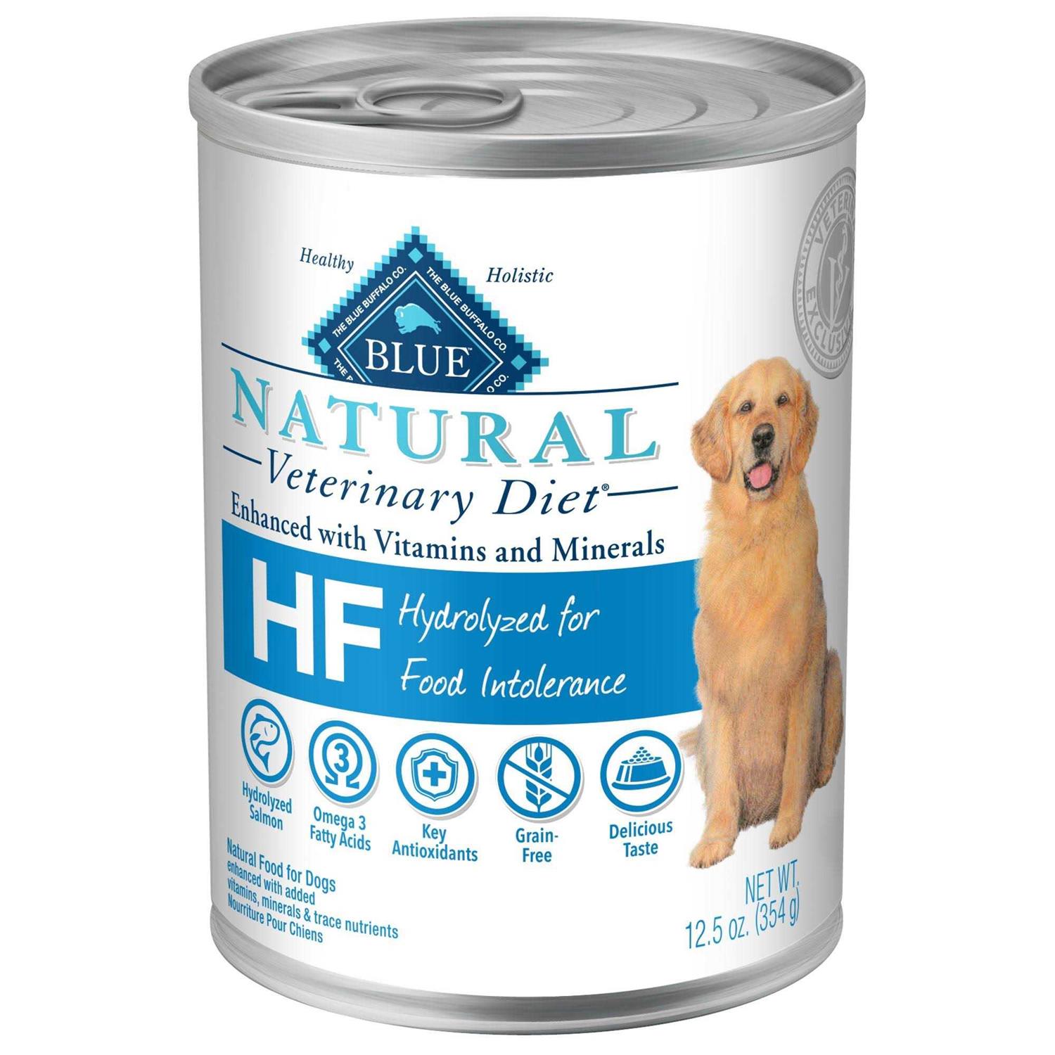 Blue Buffalo Natural Veterinary Diet HF Hydrolyzed for Food Intolerance Wet Dog Food