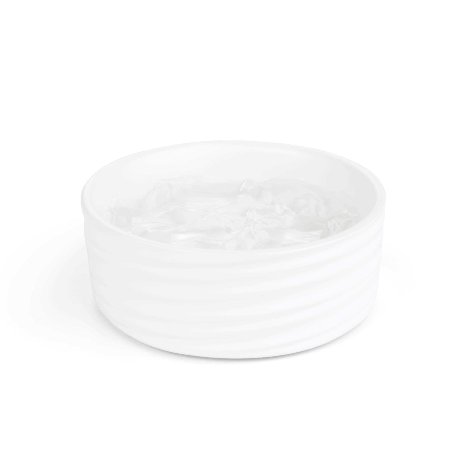 EveryYay Ceramic Wave Dog Bowl