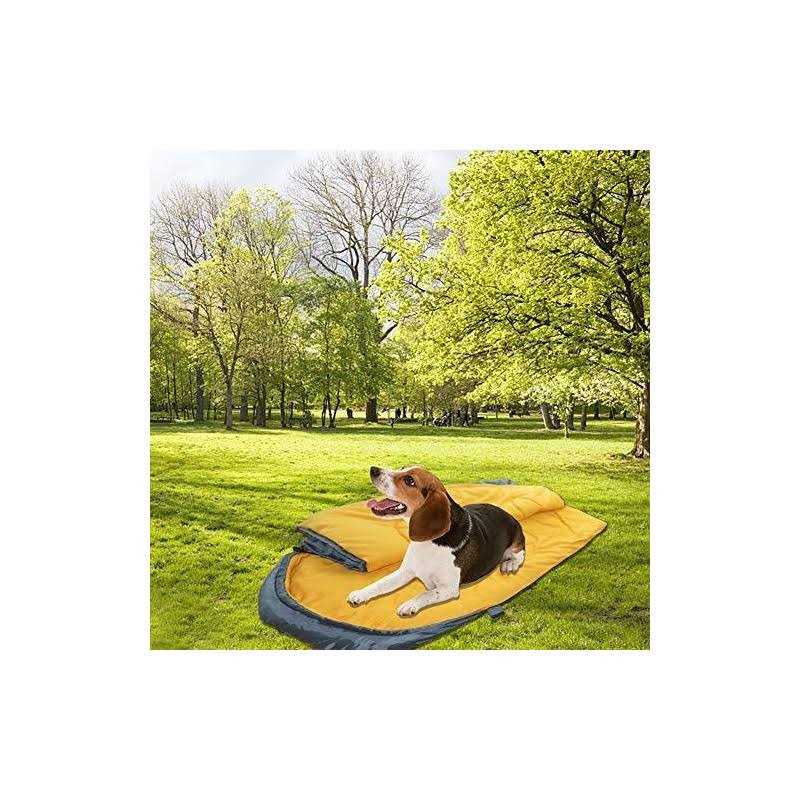 Lifeunion Dog Sleeping Bag with Storage Bag Waterproof Warm Packable Dog Bed for Travel Camping Hiking Backpacking