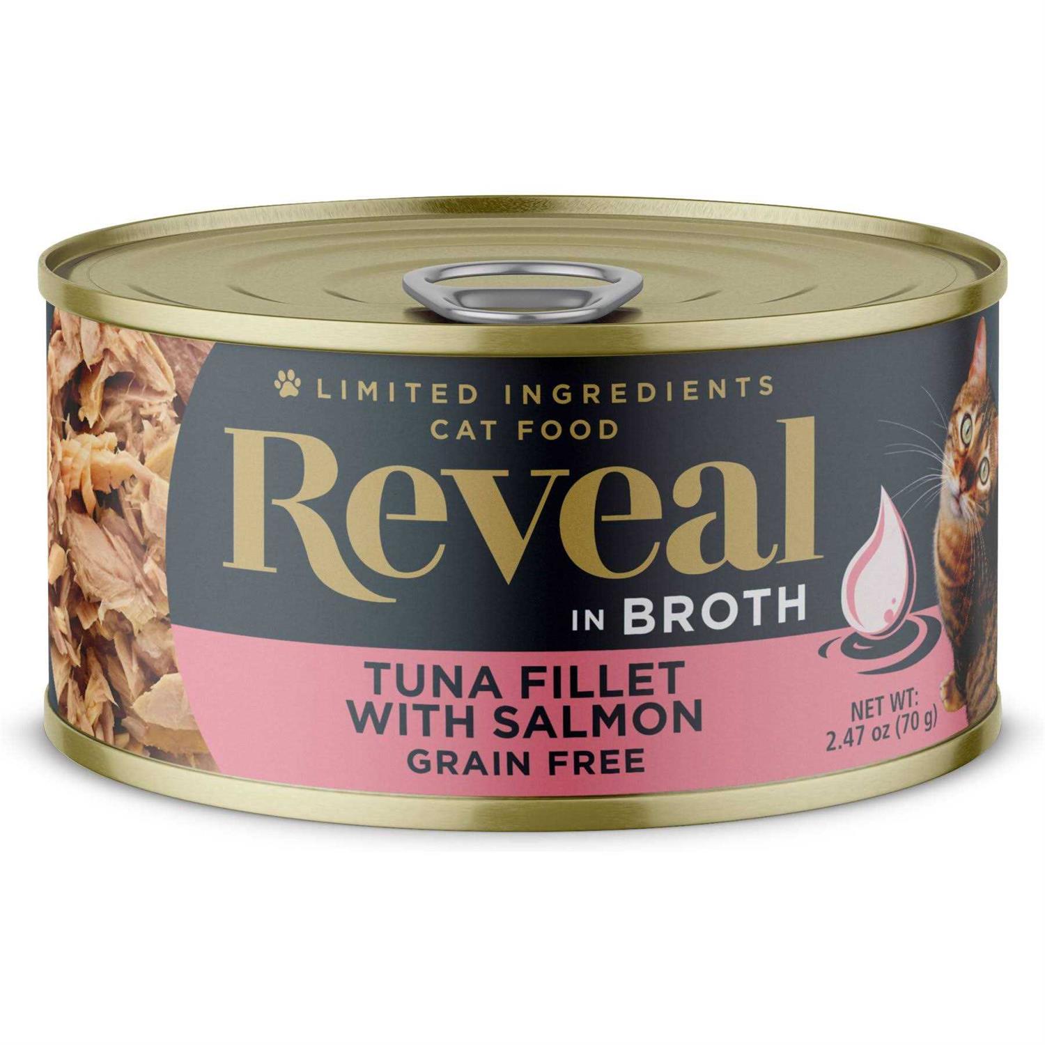 Reveal in Gravy Tuna Fillet Grain Free Cat Food