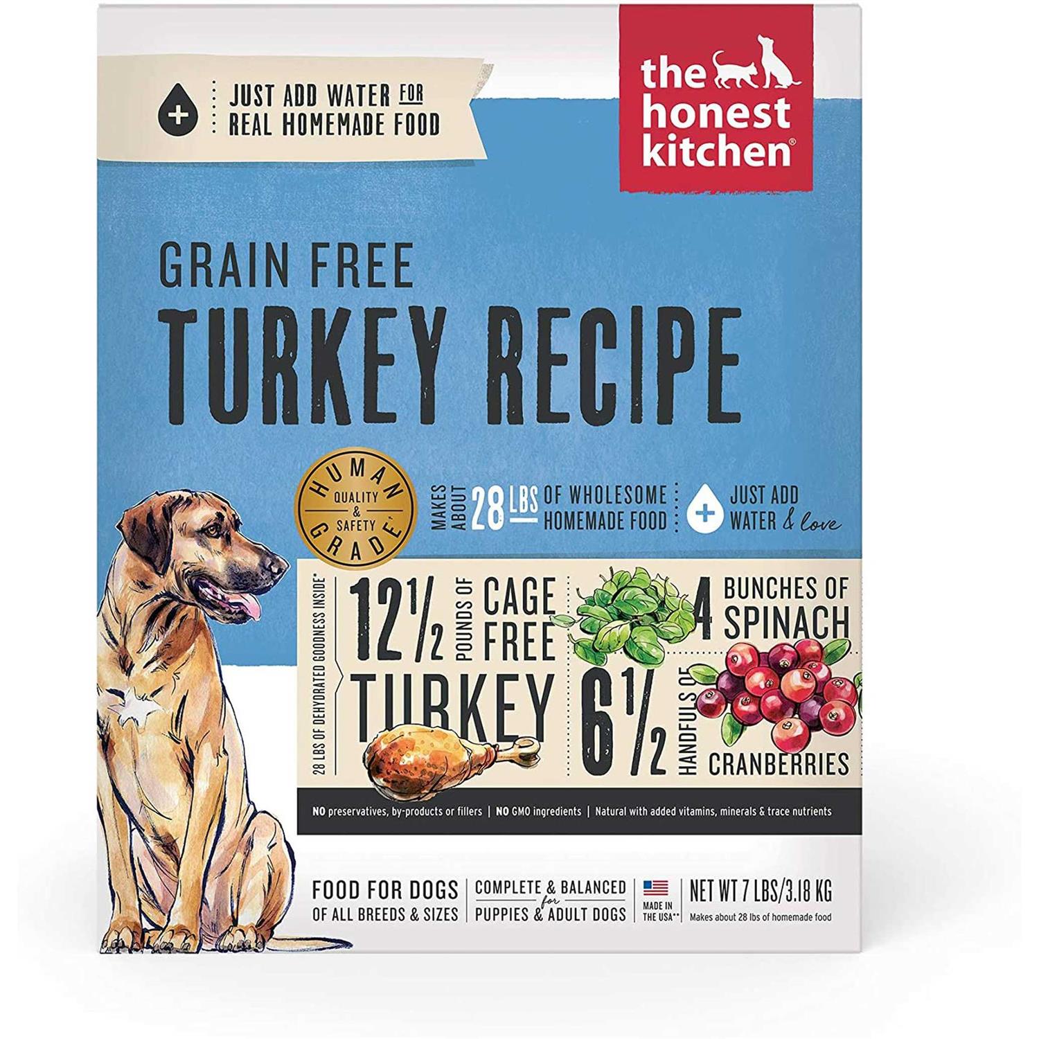 The Honest Kitchen Dehydrated Grain Free Turkey Dog Food