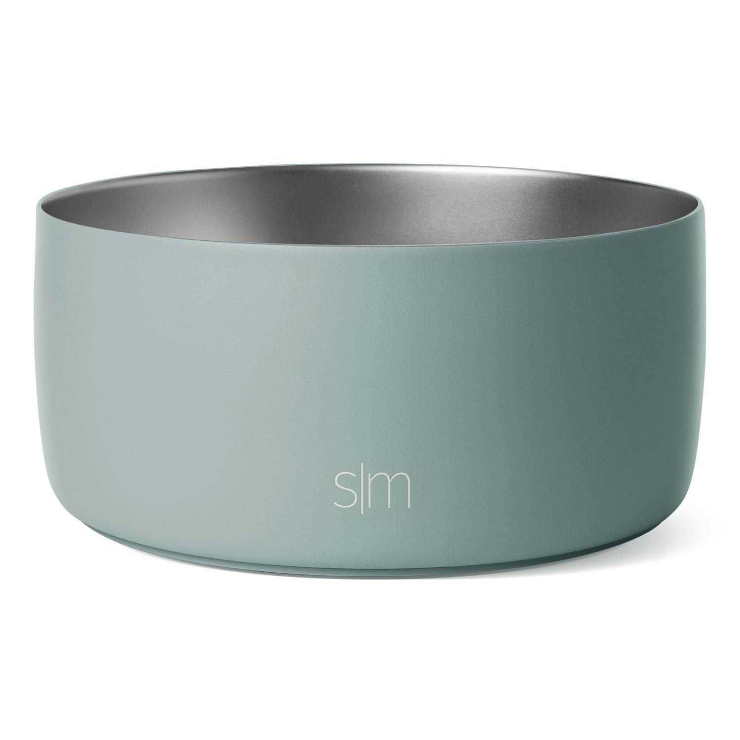 Simple Modern Stainless Steel Pet Water Bowl for Dogs & Cats