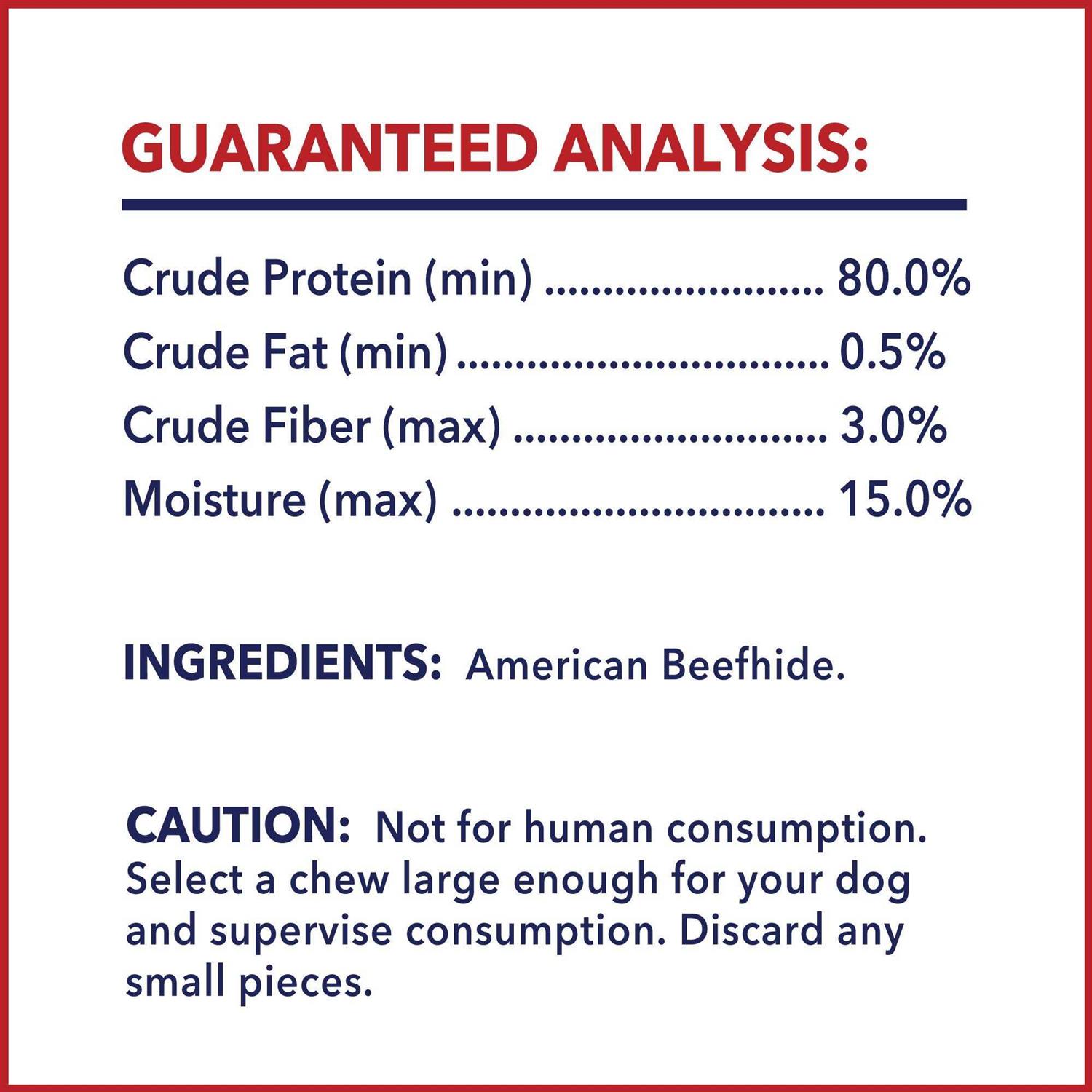 Pet Factory American Beefhide Bone Chicken Flavored