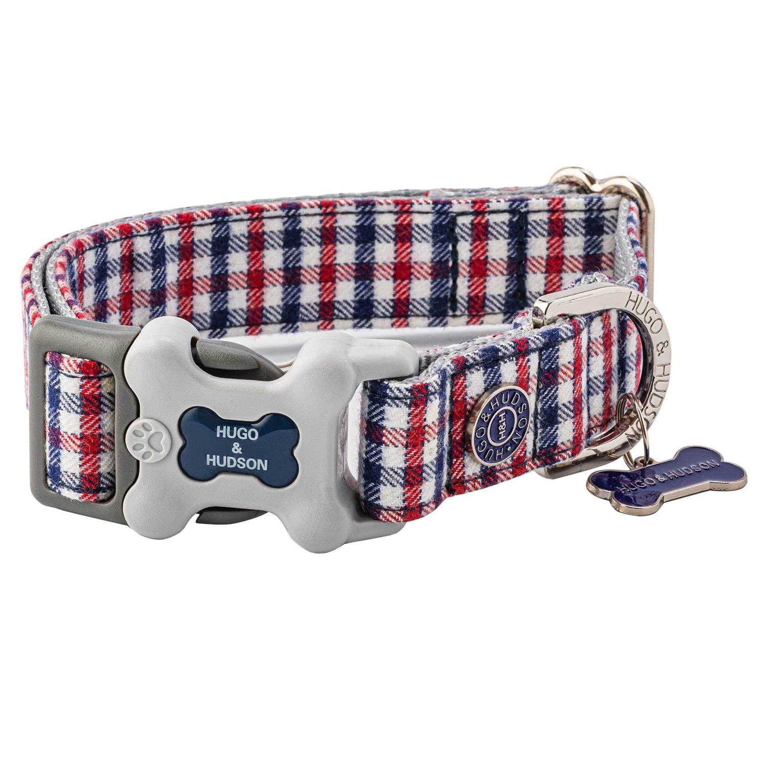 HUGO & HUDSON Fabric Nylon Dog Collar