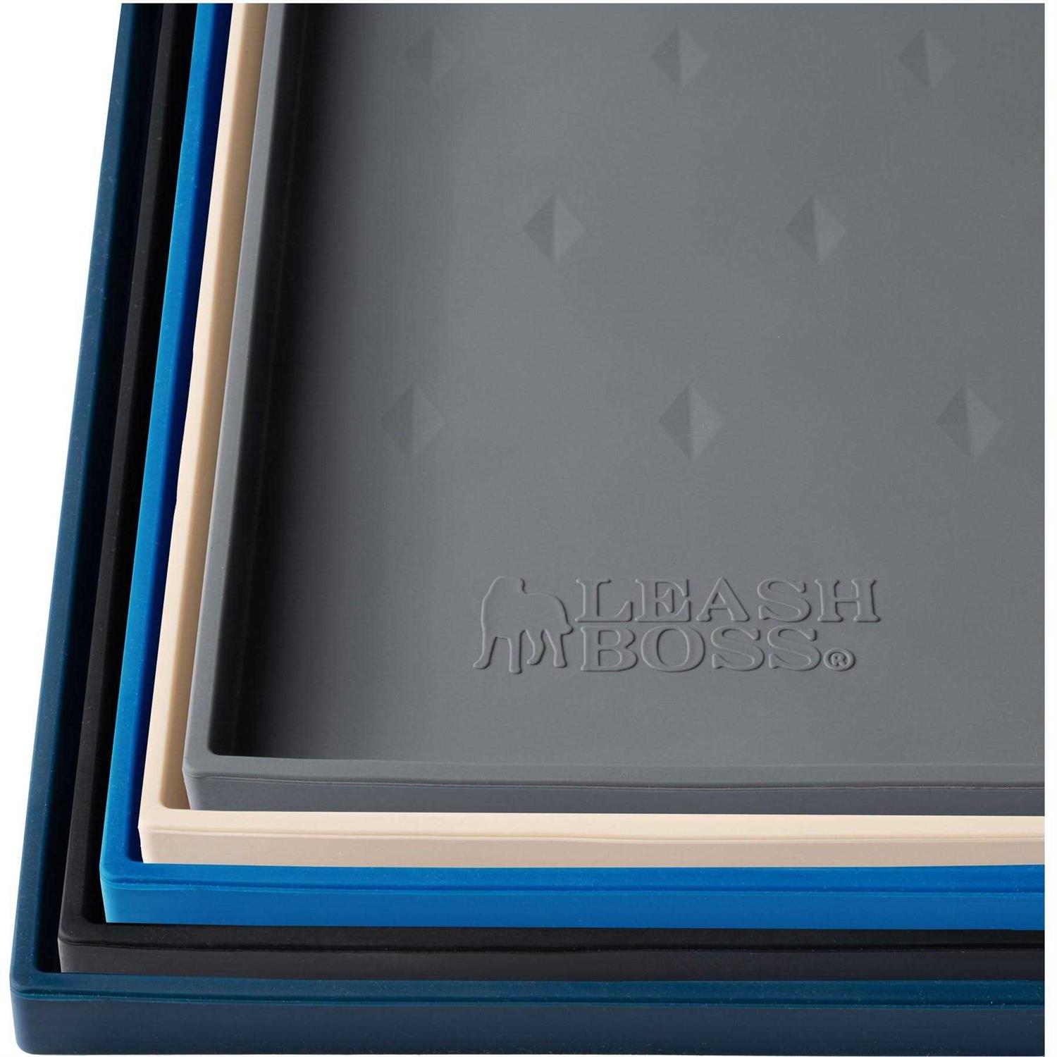 Leash Boss Leashboss Splash Mat Dog Food Mat with Tall Lip Dog Bowl Mat for Food and Water