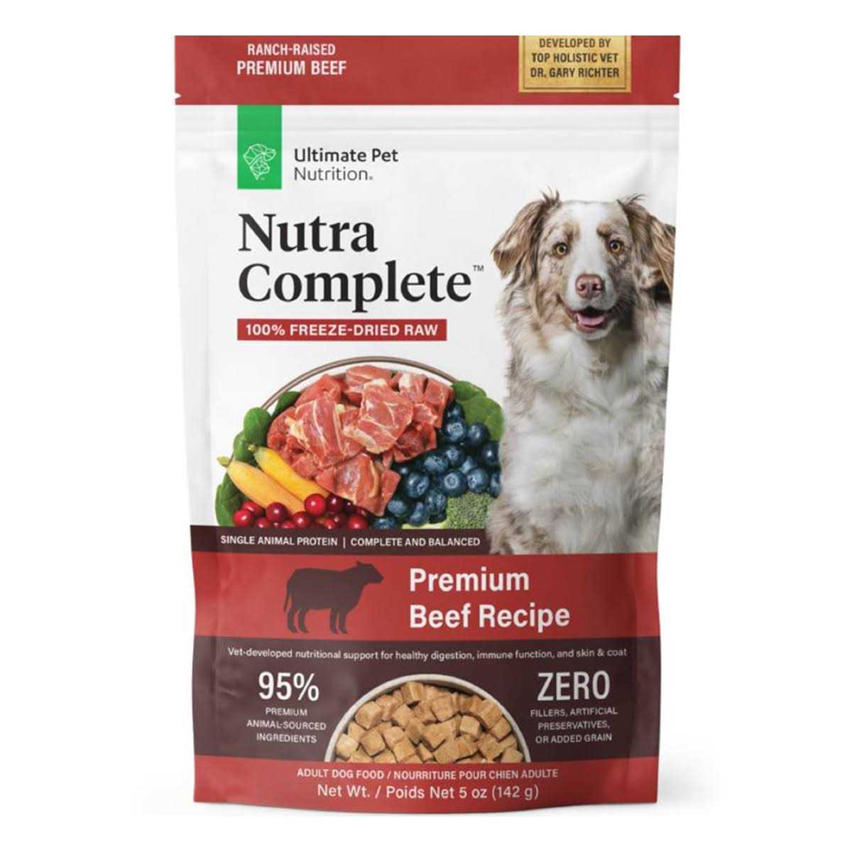 Ultimate Pet Nutrition Freeze Dried Nutra Complete Beef Dog Food
