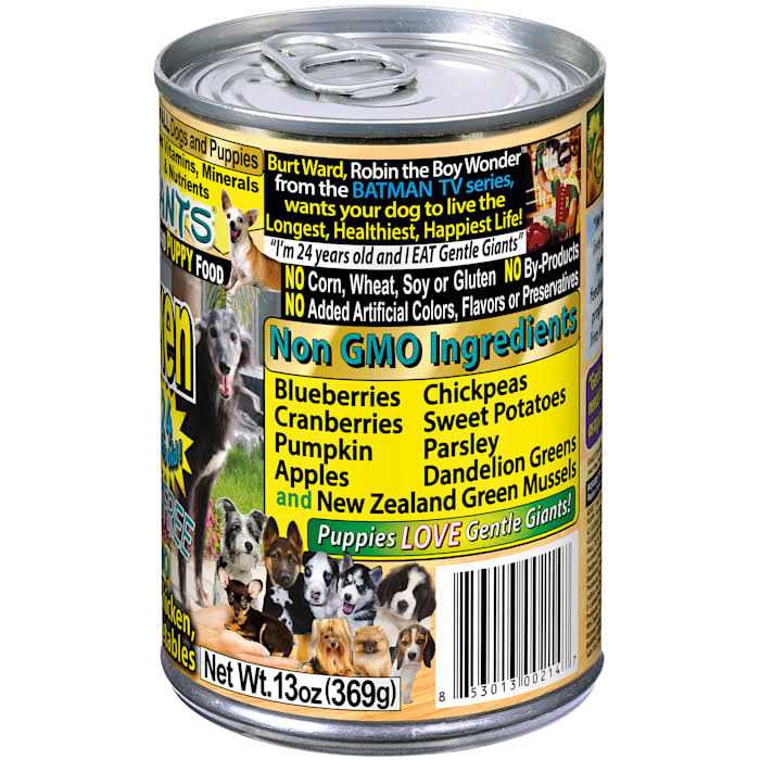 Gentle Giants Grain Free Wet Dog Food Chicken