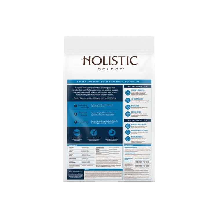 Holistic Select Large & Giant Breed Adult Health Chicken Meal & Oatmeal Dry Dog Food