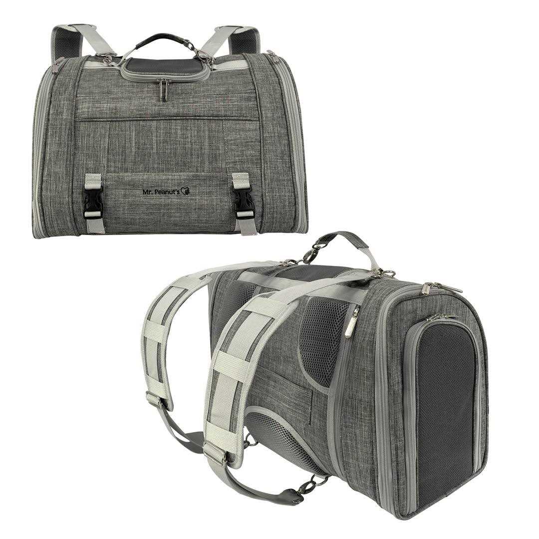 Mr. Peanut&s Monterey Series Convertible Backpack Airline Approved Pet Carrier