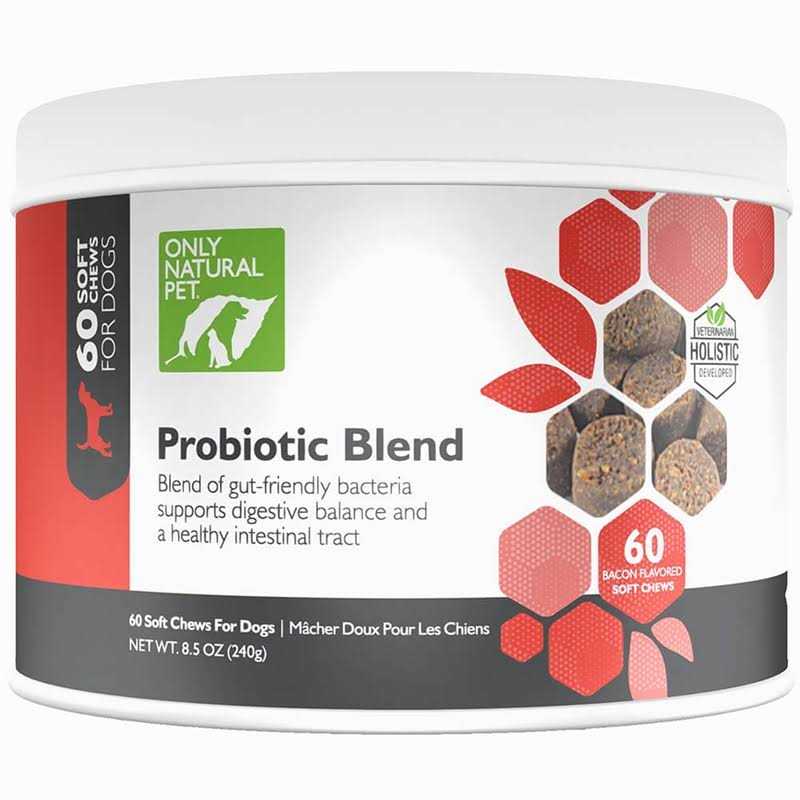 Only Natural Pet Probiotic Blend Soft Chews 60 Count