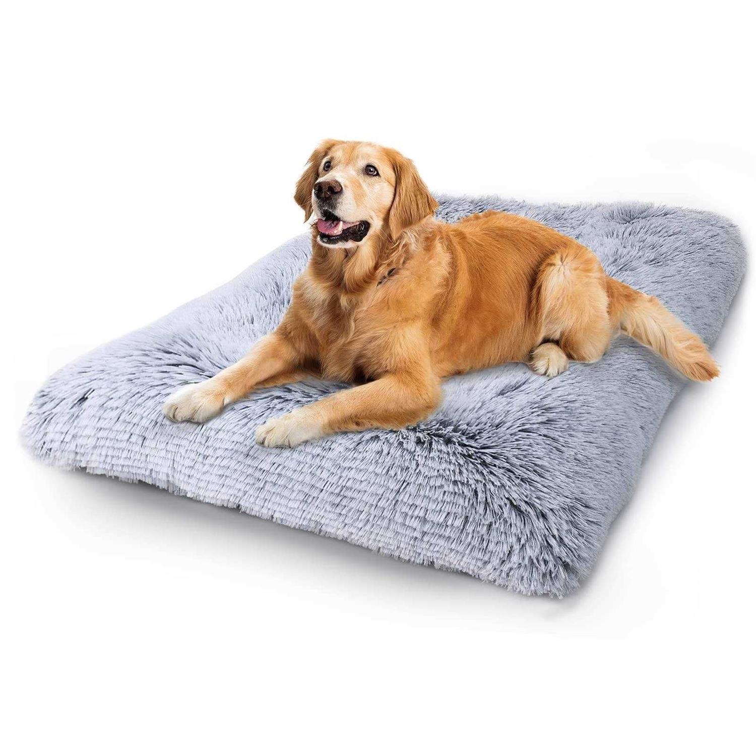 Vonabem Dog Bed crate Pad Washable Dog crate Beds for Large Medium Small Dogs Breeds