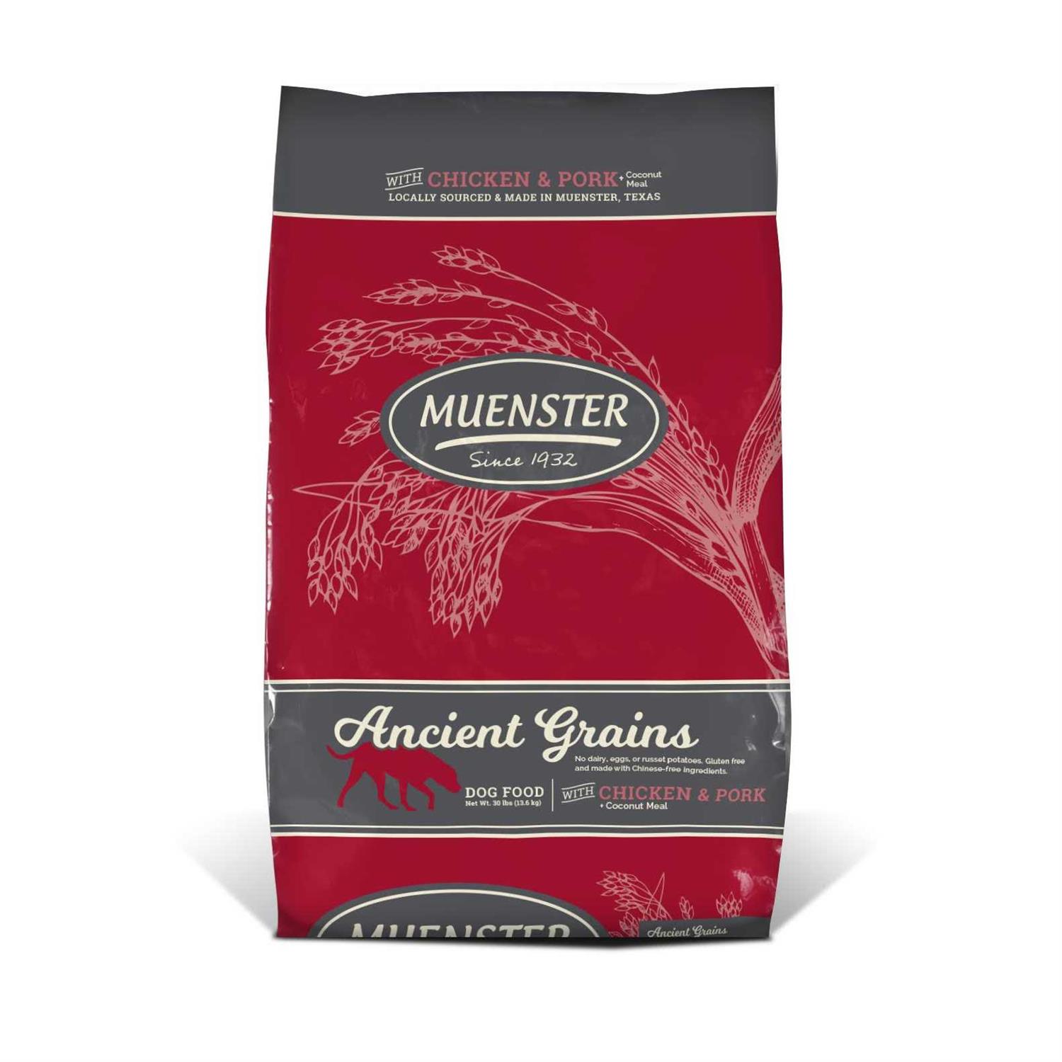 Muenster Ancient Grains with Chicken Dog Food