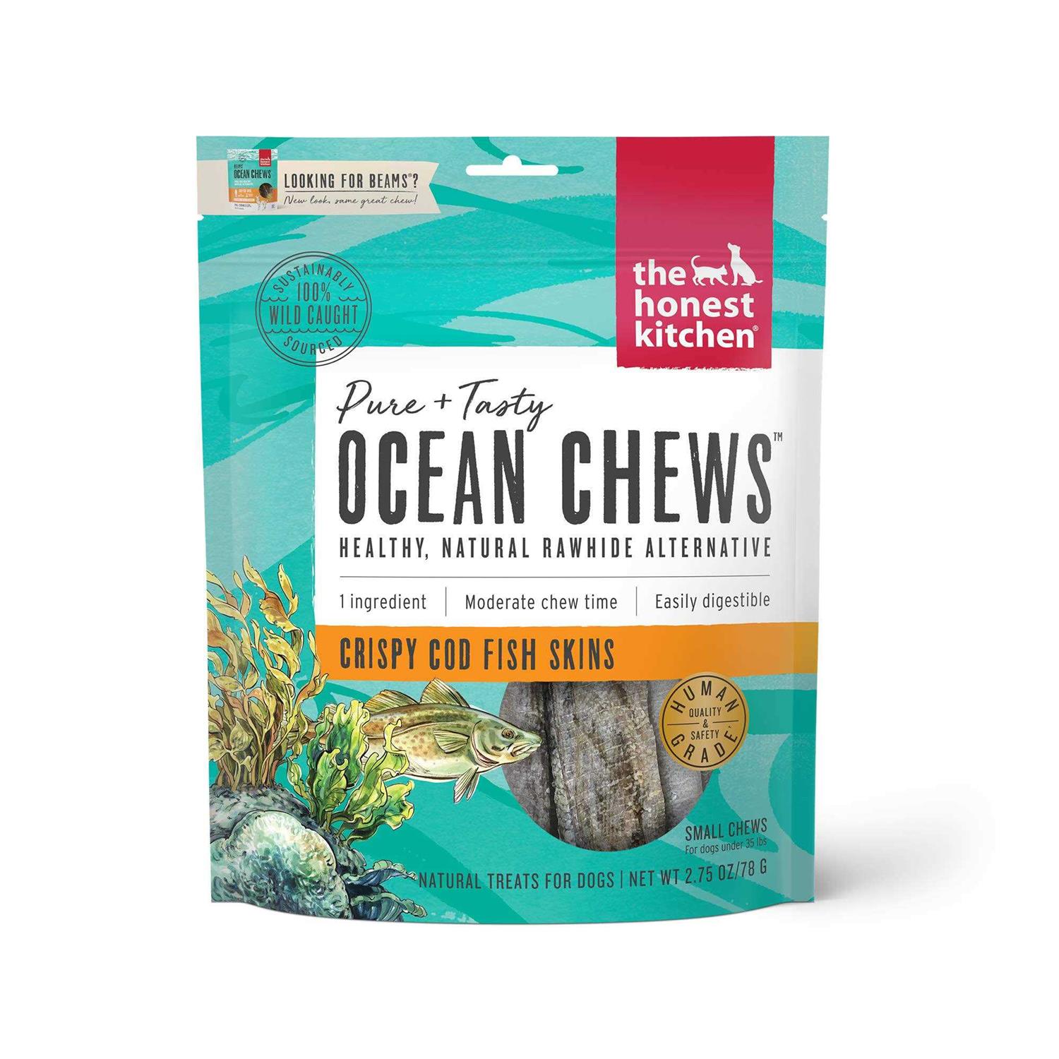 The Honest Kitchen Dog Beams Ocean Chews Cod