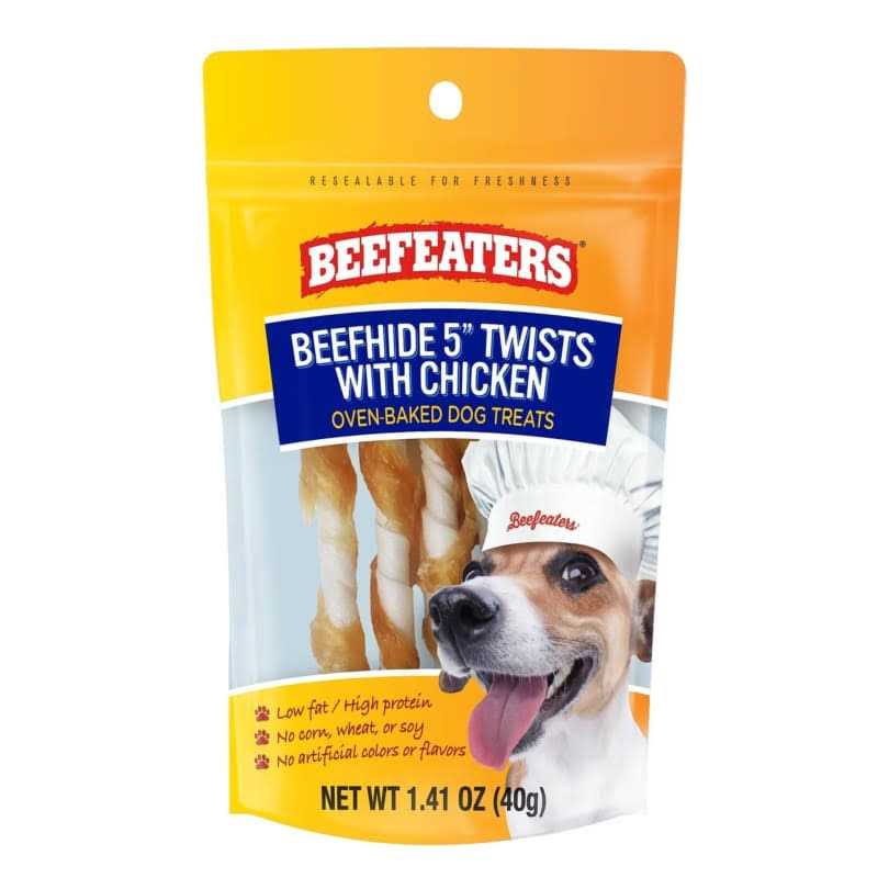 Beefeaters Oven Baked Beefhide Chicken Twists Dog