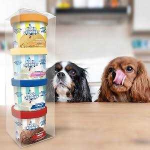 Pooch Creamery Peanut Butter Birthday Cake vanilla carob flavor Ice Cream Mix Dog Treats