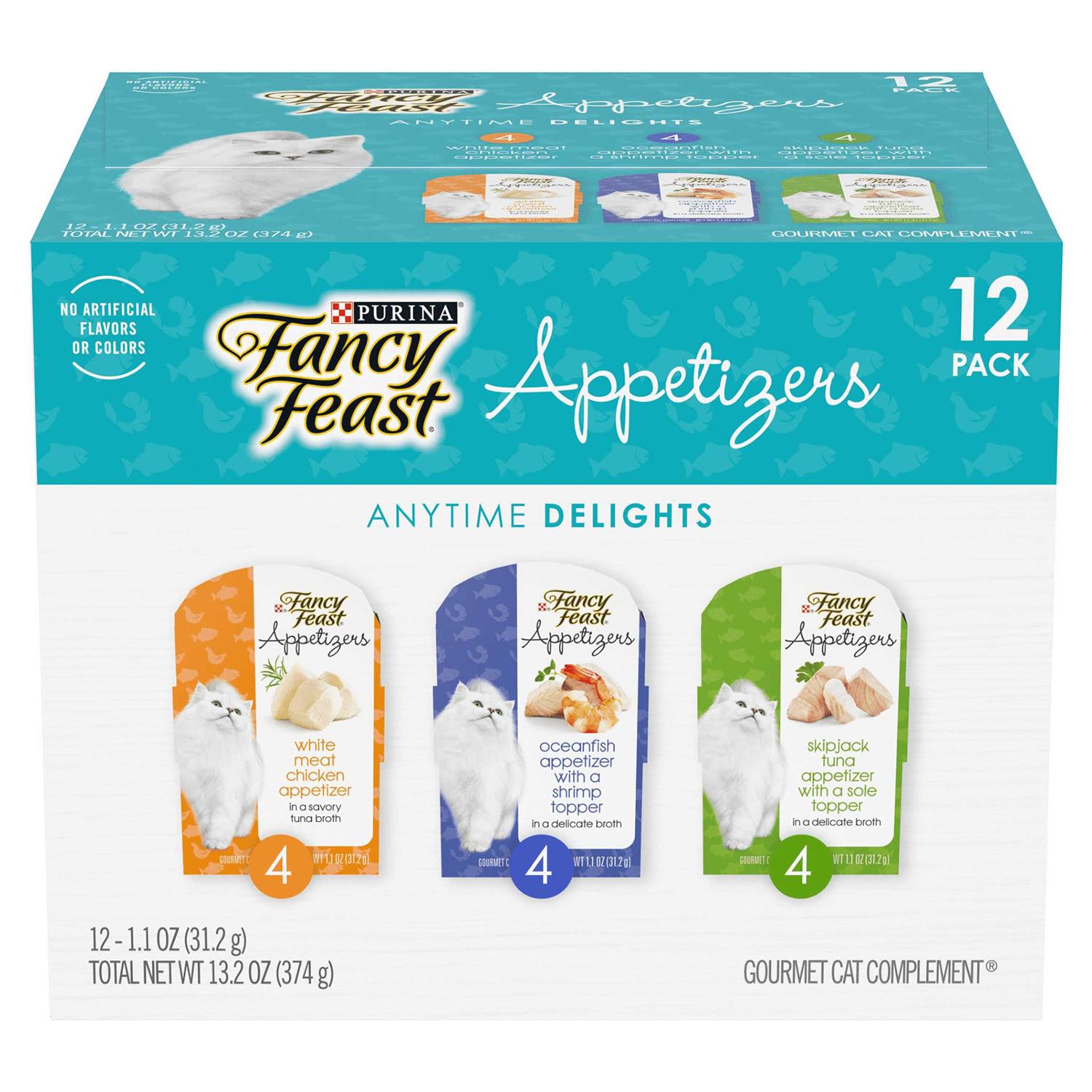 Fancy Feast Appetizers Grain-Free Variety Pack Wet Cat Food