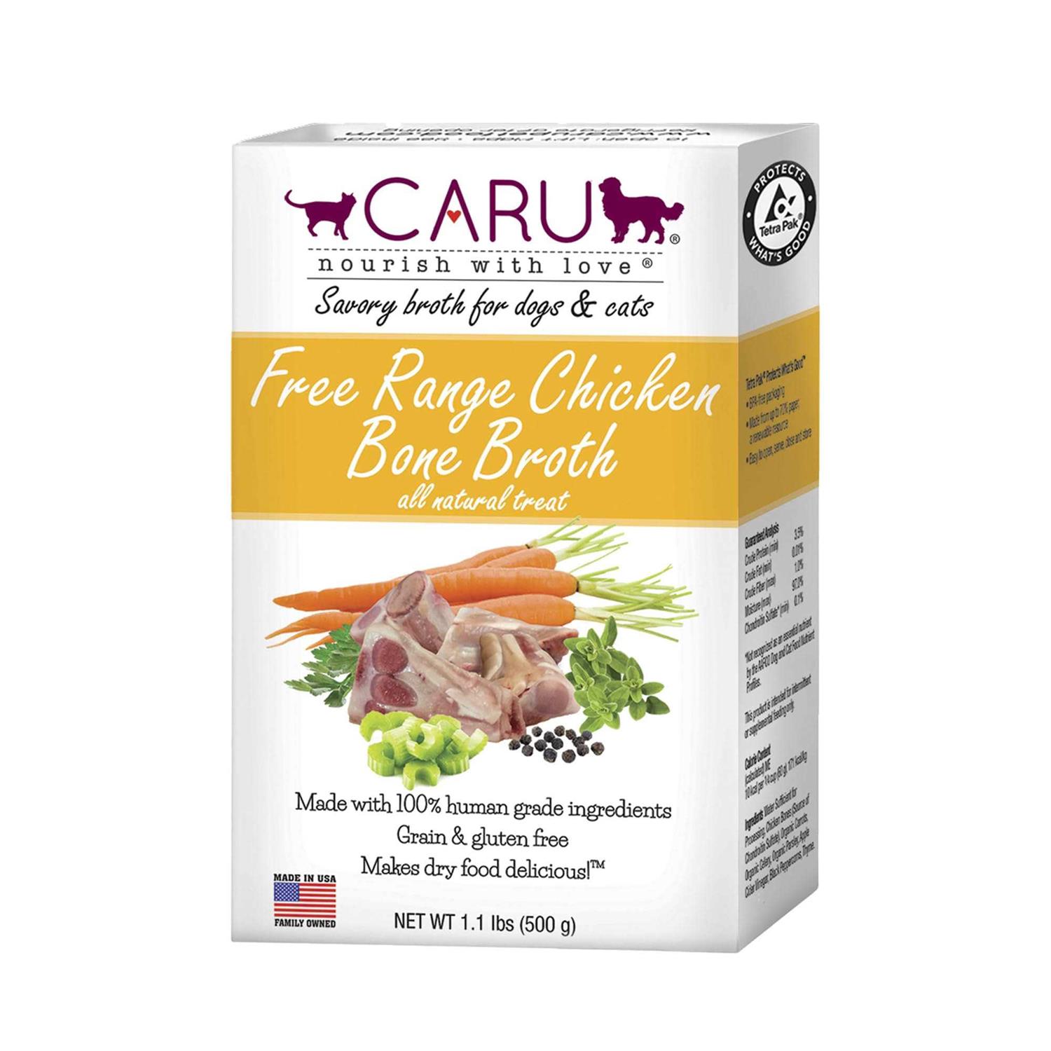 Caru Free Range Chicken Bone Broth for Dogs & Cats