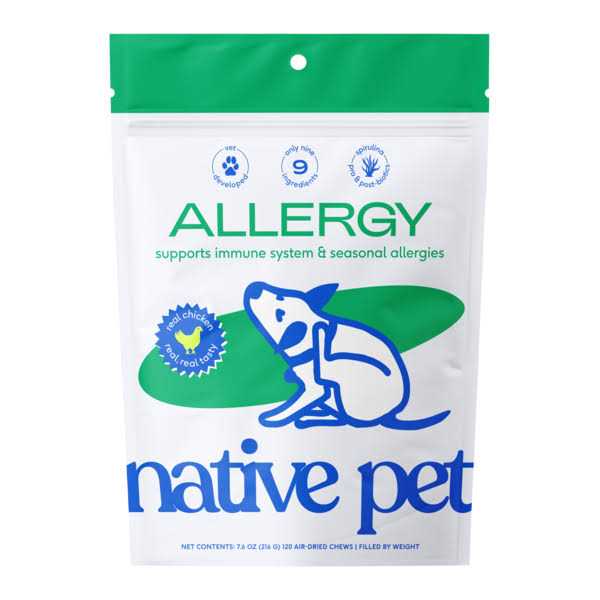 Native Pet Allergy Chews for Dogs