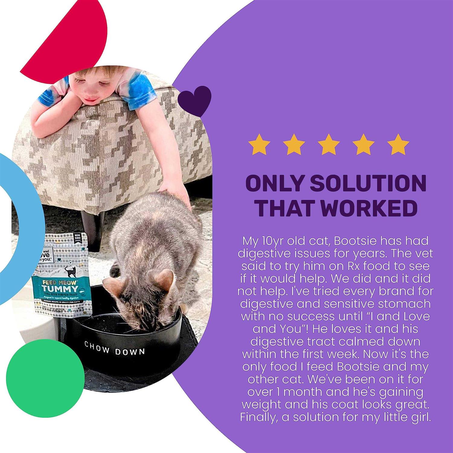 I and love and you Feed Meow Wet Cat Food, Tummy Formula with Tuna and Pumpkin