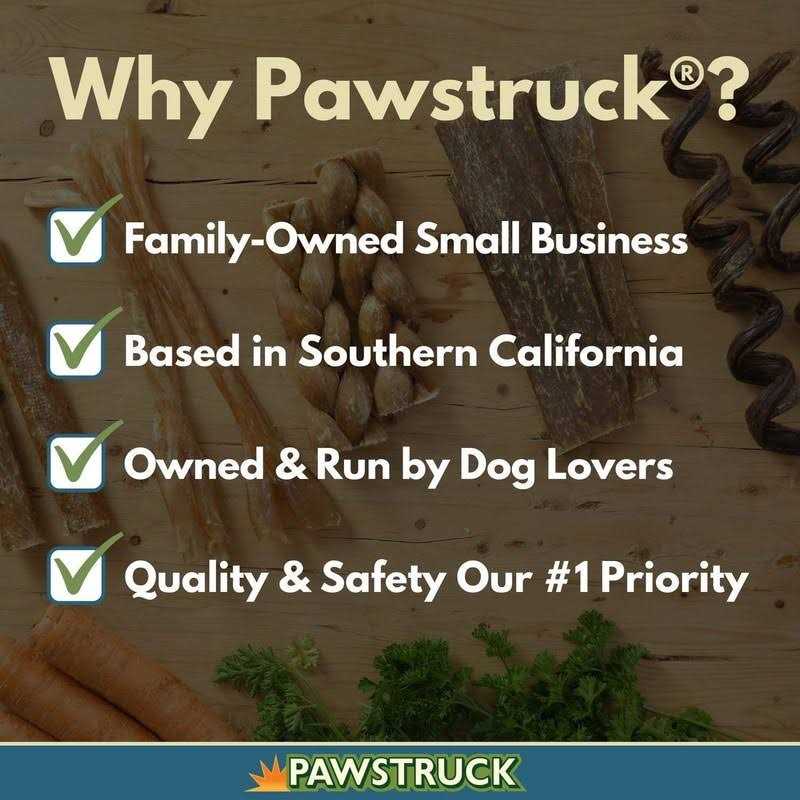 Pawstruck Natural Beef Jerky Dog Chew Treats
