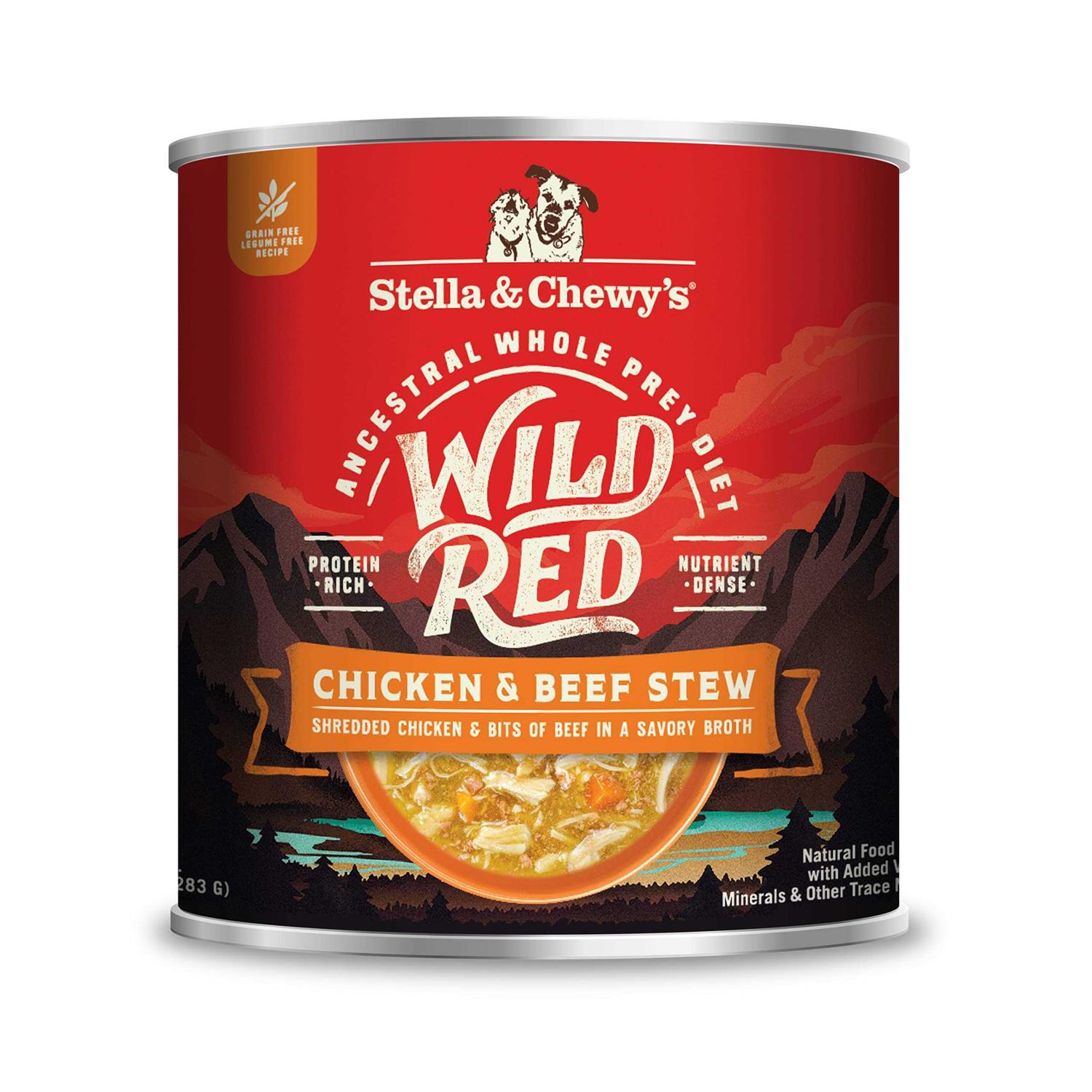 Stella & Chewy’s Wild Red High Protein Chicken Stew Recipe Wet Dog Food