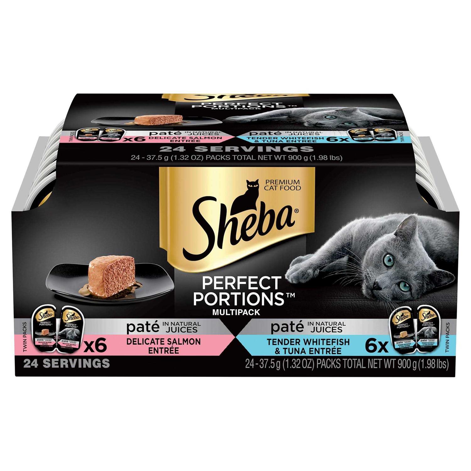 Sheba Perfect Portions Pate Wet Cat Food Variety Pack